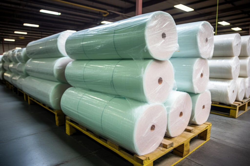 pp woven fabric roll