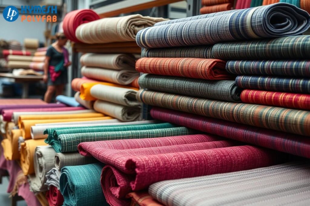 Woven fabric rolls