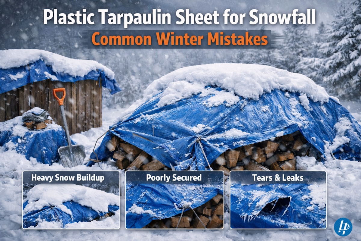 plastic tarpaulin sheet for snowfall