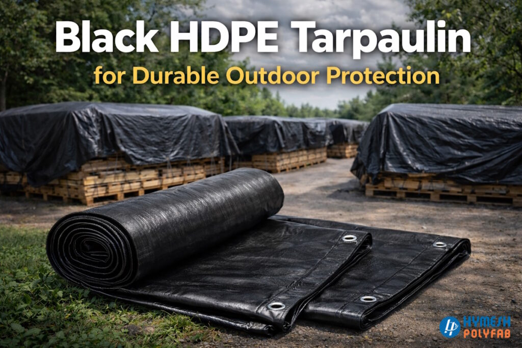 black hdpe tarpaulin