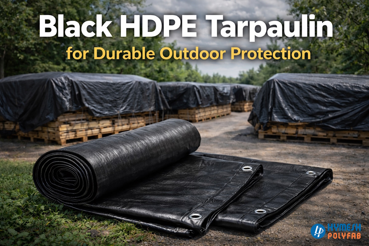 black hdpe tarpaulin