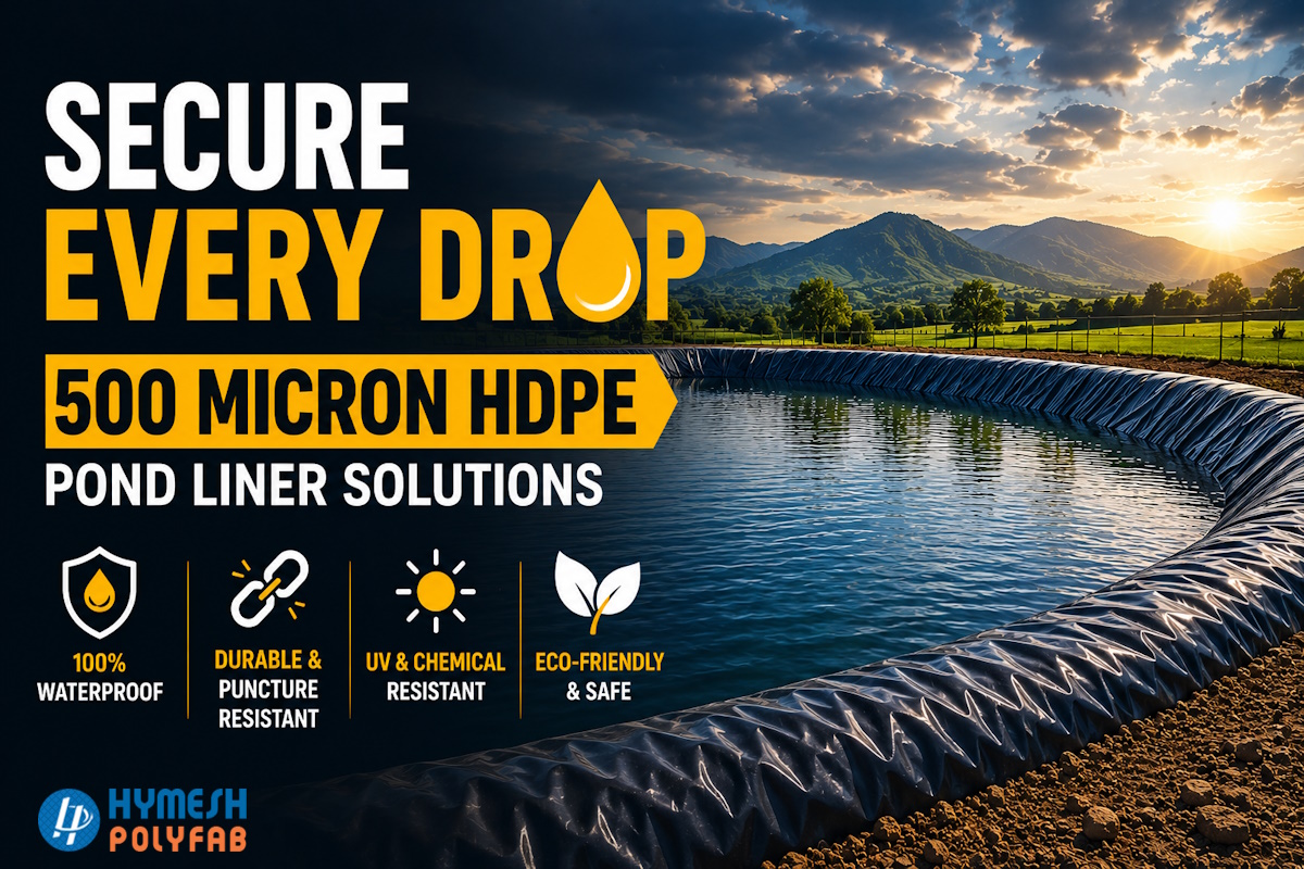 hdpe pond liner 500 micron