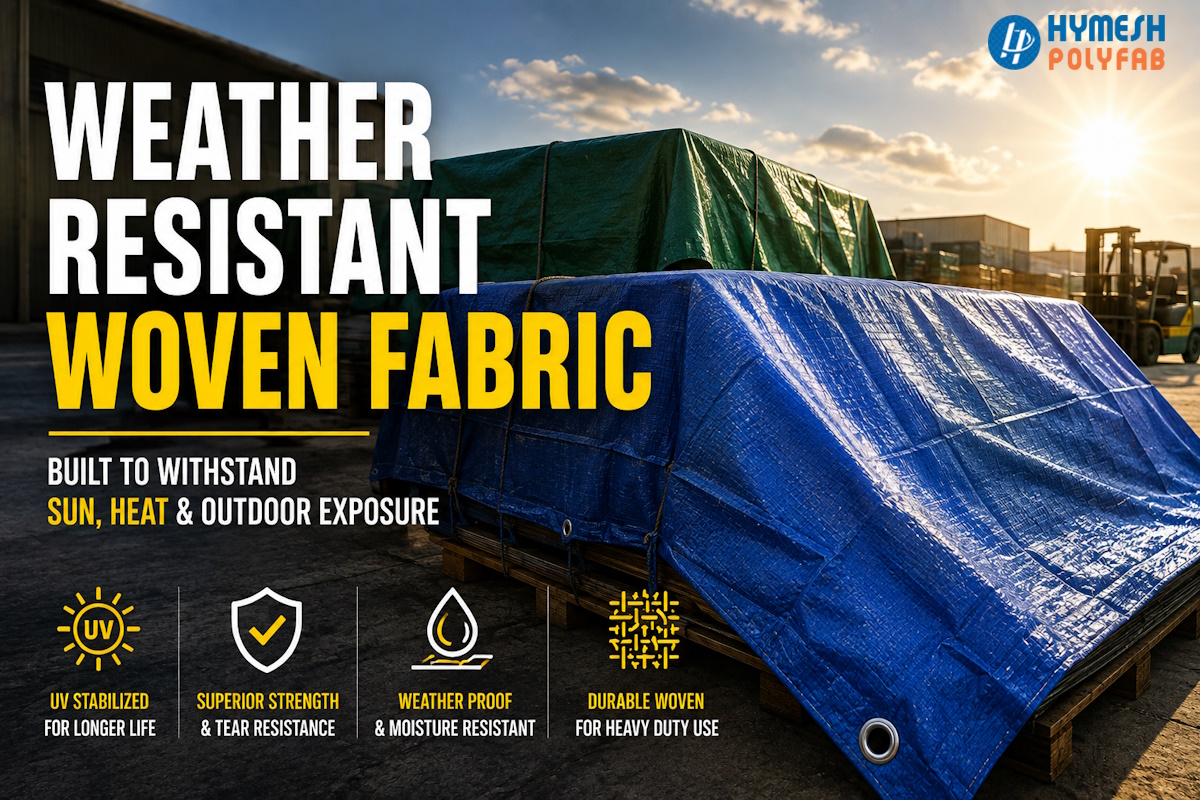 weather resistant woven fabric